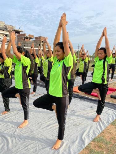 Yoga Session at KP 21st Century College
